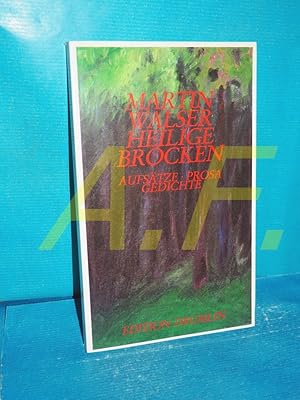 Seller image for Heilige Brocken : Aufstze, Prosa, Gedichte for sale by Antiquarische Fundgrube e.U.