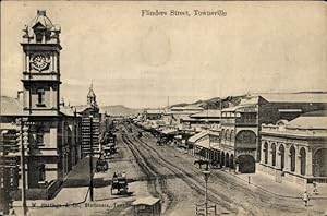 Ansichtskarte / Postkarte Townsville Queensland Australien, Flinders Street