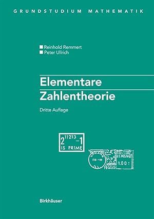 Imagen del vendedor de Elementare Zahlentheorie (Grundstudium Mathematik) (German Edition) a la venta por Gabis Bcherlager