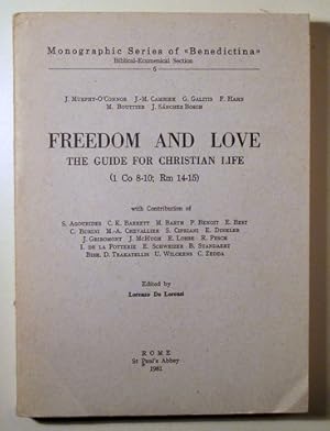 Bild des Verkufers fr FREEDOM AND LOVE. The Guide for Christian Life - Rome 1981 zum Verkauf von Llibres del Mirall