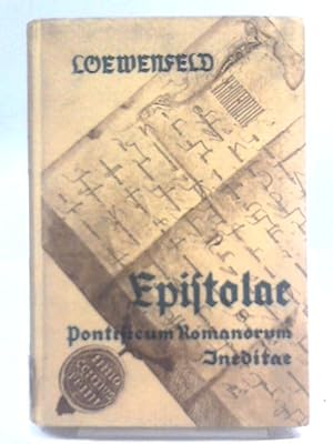 Bild des Verkufers fr Epistolae - Pontificum Romanorum Ineditae zum Verkauf von World of Rare Books