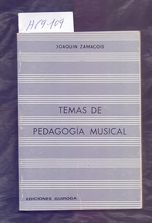 Imagen del vendedor de TEMAS DE PEDAGOGIA MUSICAL a la venta por Libreria 7 Soles