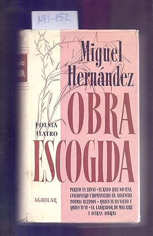 Imagen del vendedor de OBRA ESCOGIDA: POESIA - TEATRO a la venta por Libreria 7 Soles