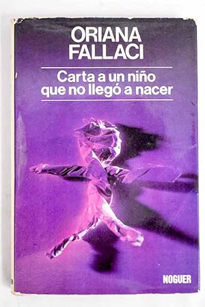 Imagen del vendedor de Carta a un nio que no lleg a nacer a la venta por Alcan Libros