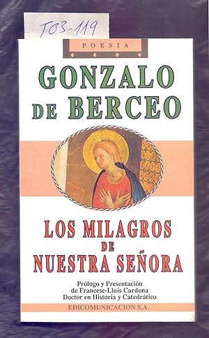 Bild des Verkufers fr GONZALO DE BERCEO (POESIA) zum Verkauf von Libreria 7 Soles