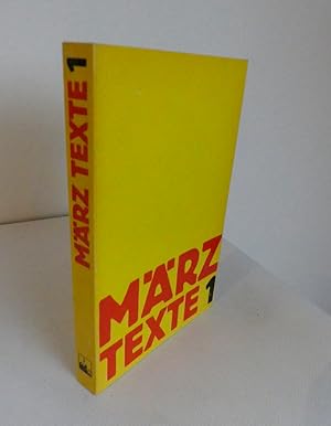 März Texte 1 - Texte v. Bazon Brock, Ron Padgett, Peter O. Chotjewitz, G. Apollinaire, , LeRoi Jo...