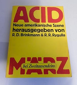 Imagen del vendedor de ACID Neue amerikanische Szene. a la venta por Antiquariat Maralt