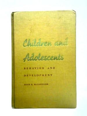 Seller image for Children and Adolescents for sale by World of Rare Books
