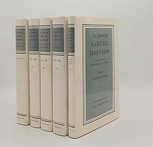 THE LETTERS OF SAMUEL JOHNSON Hyde Edition in Five Volumes