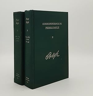 Image du vendeur pour CORRESPONDANCE DE PIERRE BAYLE Tome Premier 1662-1674 Lettres 1-65 [&] Tome Deuxieme Novembre 1674-Novembre 1677 Lettres 66-146 mis en vente par Rothwell & Dunworth (ABA, ILAB)