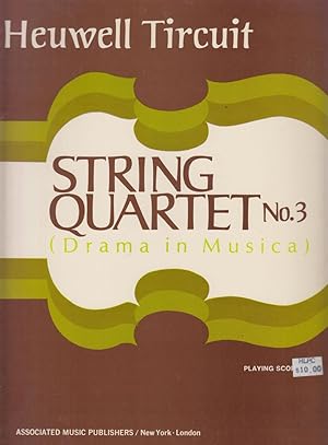 String Quartet No.3 (Drama in Musica) - Full/Playing Score