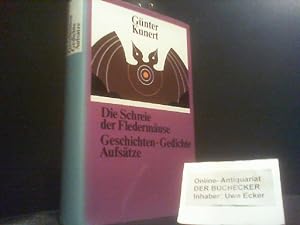 Bild des Verkufers fr Die Schreie der Fledermuse : Geschichten, Gedichte, Aufstze. Hrsg. von Dieter E. Zimmer zum Verkauf von Der Buchecker