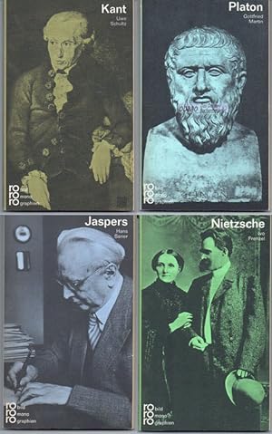 Seller image for Platon + Immanuel Kant + Karl Jaspers + Friedrich Nietzsche in Selbstzeugnissen und Bilddokumenten for sale by obaao - Online-Buchantiquariat Ohlemann