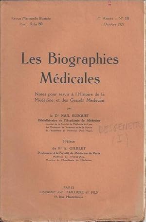 Seller image for Les Biographies Mdicales : Ren-Nicolas Dufriche for sale by PRISCA