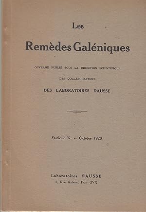 Seller image for Les Remdes Galniques - Fascicule X (colibacille - cytise) for sale by PRISCA