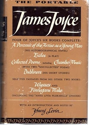 Bild des Verkufers fr The Portable James Joyce (Includes A Portrait of the Artist as a Young Man, Exiles, Collected Poems, and Dubliners,,with Selected Passages from Ulysses and Finnegan's Wake) (Viking Portable Library Series) zum Verkauf von Dorley House Books, Inc.