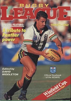 Seller image for RUGBY LEAGUE 1991-92 - OFFICIAL YEARBOOK OF THE NEW SOUTH WALES RUGBY LEAGUE for sale by Sportspages