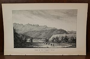 View of the Copper Mine 1848 Lithograph