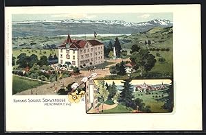 Ansichtskarte Menzingen, Kurhaus Schloss Schwandegg