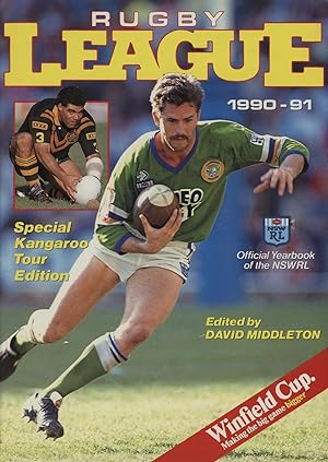 Seller image for RUGBY LEAGUE 1990-91 - OFFICIAL YEARBOOK OF THE NEW SOUTH WALES RUGBY LEAGUE for sale by Sportspages