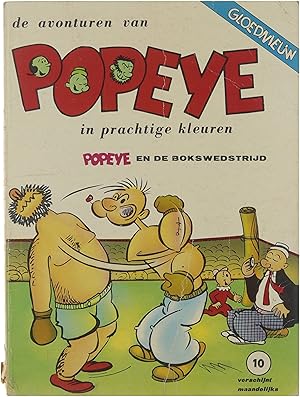 Bild des Verkufers fr Popeye en de bokswedstrijd zum Verkauf von Untje.com