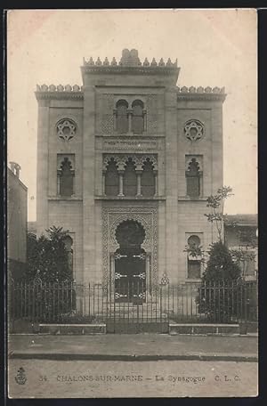 Ansichtskarte Chalons-sur-Marne, La Synagogue