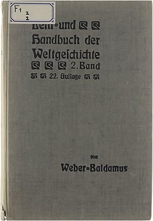 Bild des Verkufers fr Lehr- und Handbuch der Weltgeschichte - Zweiter Band - Mittelalter zum Verkauf von Untje.com