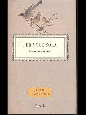 Seller image for Per voce sola for sale by Librodifaccia