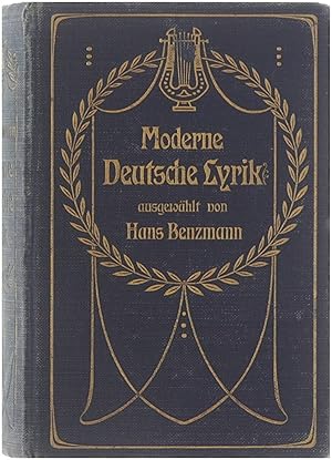 Bild des Verkufers fr Moderne Deutsche Lyrik. Mit einer literaturgeschichtlichen Einleitung und biographischen Notizen herausgegeben zum Verkauf von Untje.com