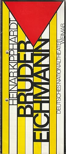 Bild des Verkufers fr Programmheft Heinar Kipphardt BRUDER EICHMANN Premiere 29. Oktober 1983 Spielzeit 1983 / 84 Heft 4 zum Verkauf von Programmhefte24 Schauspiel und Musiktheater der letzten 150 Jahre