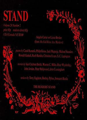 Stand : Volume 24, Number 2 : Incorporating Three Arts Quarterly and the North East Arts Review