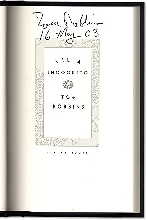 Villa Incognito. Signed + Date