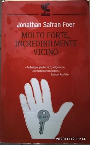 Imagen del vendedor de Molto forte, incredibilmente vicino a la venta por librisaggi