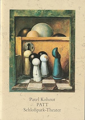 Bild des Verkufers fr Programmheft Urauffhrung Pavel Kohout PATT oder SPIEL DER KNIGE Spielzeit 1987 / 88 Heft Nr. 42 zum Verkauf von Programmhefte24 Schauspiel und Musiktheater der letzten 150 Jahre