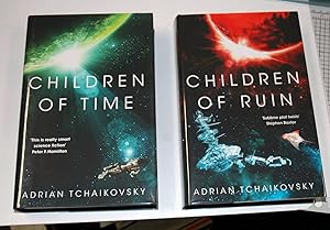 Seller image for CHILDREN OF TIME & CHILDREN OF RUIN: SIGNED & NUMBERED / LIMITED ED HARDCOVERS for sale by Preferred Books