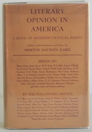 Imagen del vendedor de Literary Opinion in America: A Book of Modern Critical Essays a la venta por Argyl Houser, Bookseller