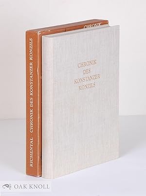 Bild des Verkufers fr CHRONIK DES KONSTANZER KONZILS 1414-1418 [IN BOX] zum Verkauf von Redux Books