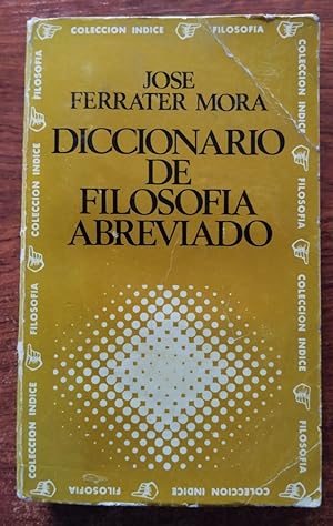 Imagen del vendedor de Diccionario de filosofa abreviado a la venta por Librera Ofisierra