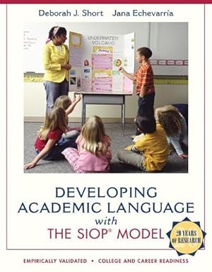 Bild des Verkufers fr Developing Academic Language with the SIOP Model zum Verkauf von AHA-BUCH GmbH