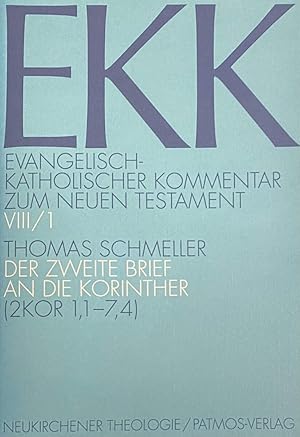 Immagine del venditore per Der zweite Brief an die Korinther. Teilband 1 2Kor 1,1-7,4 (EKK, Evangelisch-Katholischer Kommentar zum Neuen Testament VIII/1) venduto da Antiquariaat Schot