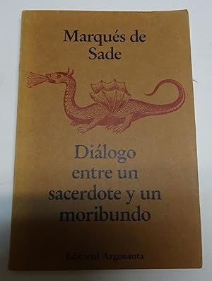 Imagen del vendedor de DIALOGO ENTRE UN SACERDOTE Y UN MORIBUNDO. a la venta por Librera J. Cintas