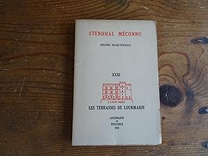 STENDHAL Méconnu. Les Terrasses De Lourmarin Quatrième Série VII