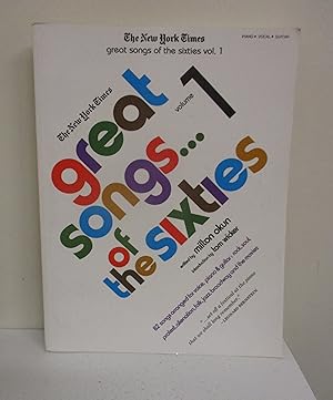 Bild des Verkufers fr The New York Times Great Songs of the Sixties Vol. 1 (piano - vocal - guitar) zum Verkauf von The Book Junction