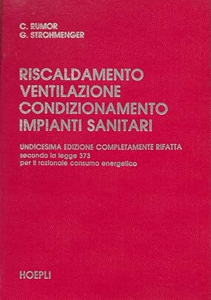 Seller image for RISCALDAMENTO VENTILAZIONE CONDIZIONAMENTO IMPIANTI SANITARI for sale by MULTI BOOK