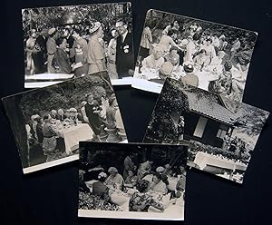 Circa 1960 Photographs of a Japanese-American Formal Garden Party Social Event