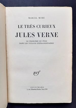 Seller image for Le trs curieux Jules Verne. for sale by Le Livre  Venir