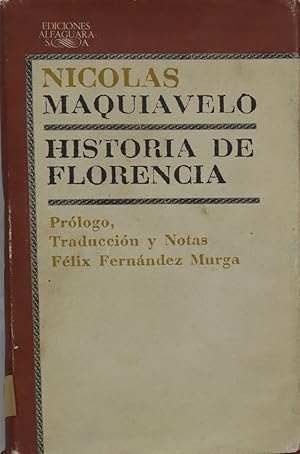 Imagen del vendedor de Historia de Florencia a la venta por Librera Alonso Quijano