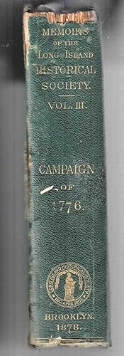 Campaign of 1776 Around New York and Brooklyn