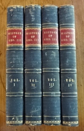 Bild des Verkufers fr The history of England; during the reign of George III. Designed as a continuation of Hume and Smollett. In four volumes. zum Verkauf von WestField Books