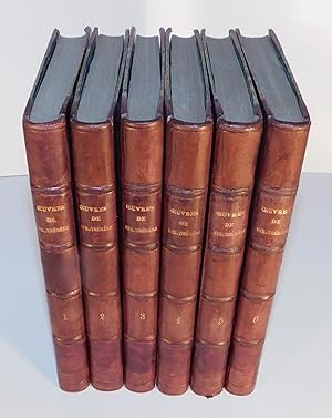 ŒUVRES DE SAINTE THÉRÈSE (nouvelle édtion, corrigée et augmentée) (complet en 6 volumes reliés, 1...